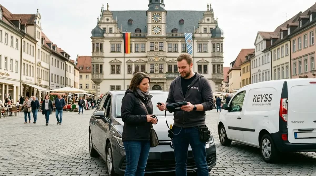 Autoschlüssel Service Schweinfurt – mobiler Techniker vor Ort